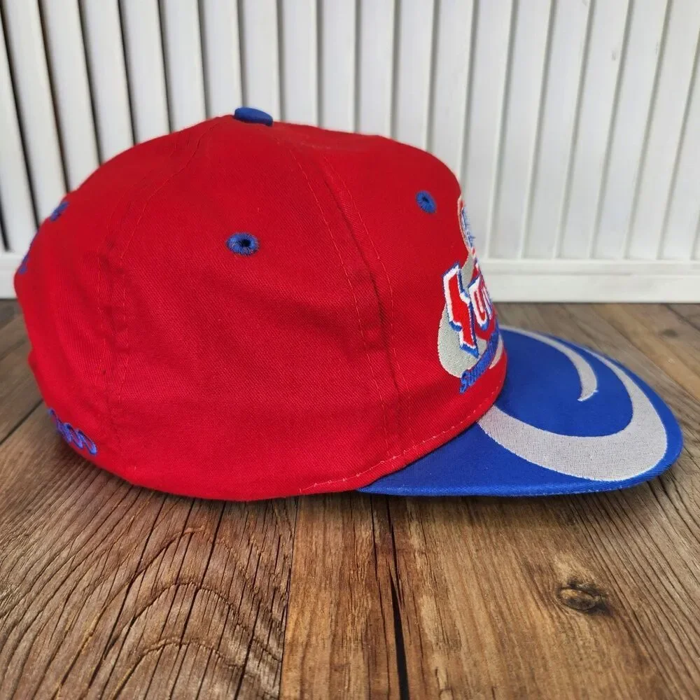 VTG NHRA Summit Racing Inaugural Las Vegas Snapback Hat Cap Red Blue Kudzu USA